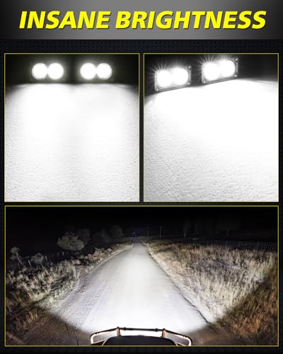 Image of LED Pods 3 inch 40W CREE LED Low Beam Fog Lights Small Off Road Lights | 2pcs Driving Combo Beam Ditch Head Lights Pods for Trucks Dirt Bike Motorcycle UTV ATV SUV