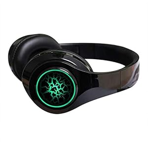 LG Snow Casque sans Fil, Casque Pliable OverEar, sans Fil Oreillette Bluetooth 5.0, Earmuffs Surround Sound Noise Cancelling Doux Mémoire Protein Gaming Headset for PC/Téléphones/TV Casque