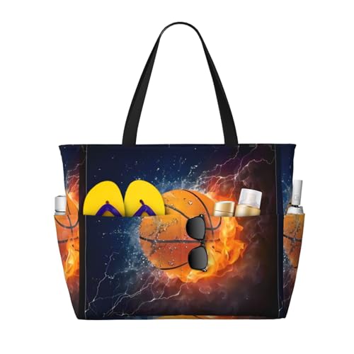 Sac de voyage polyvalent noir idéal pour la plage et les escapades