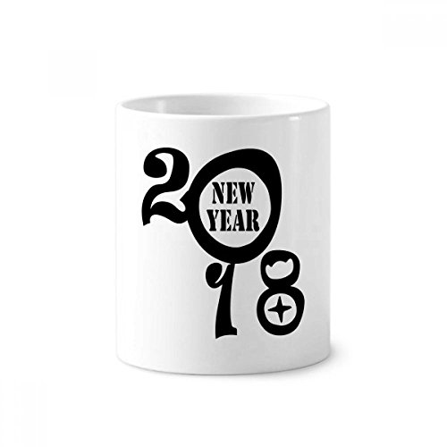 Tasse blanche coupe 350ml en céramique pour stylos et brosses
