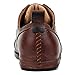 OSSTONE Moto Boots for Men Fashion lace-up Leather Chukka Boots Casual Shoes OS-6015-1-RED-BROWN-11-R，Red, Men's Size US11
