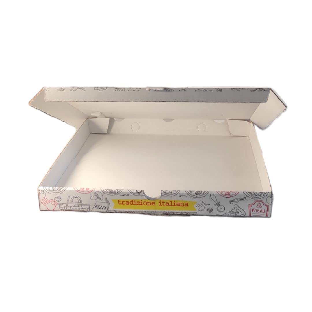 RFD Scatole per pizza in cartone 33x33 H 3,5 cm 100 pz per asporto