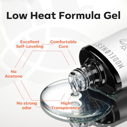 Image of modelones U V Peel off Gel Base Coat, Quick Dry Peelable Base Coat for Gel Nail Polish Beginner Friendly Gentle Protection for Thin & Weak Nails,10ml