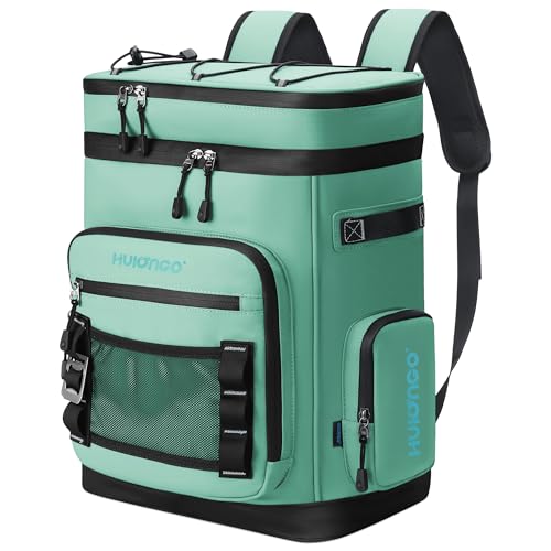 Hulongo Large Waterproof Cooler Backpack, 30L, 48Cans, Light Green by Hulongo - Used condition - US$35.70