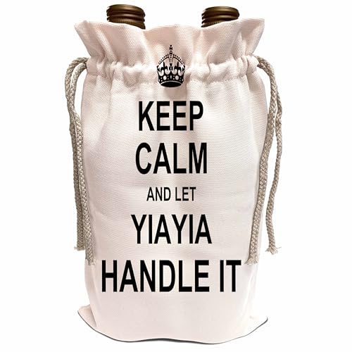 Bolsa de vino para abuela YiaYia, el regalo divertido ideal con frase original en tela 2