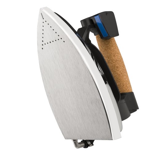 Reliable 2100IR Commercial Steam Iron With 7 Ft Steam Hose, 32 Chamber Aluminium Soleplate, 800W, Quick Release Steam Plug, 4 Pin Electric Connection, Cork Handle, Silicon Heat Resistant Iron Pad - Thumbnail 2