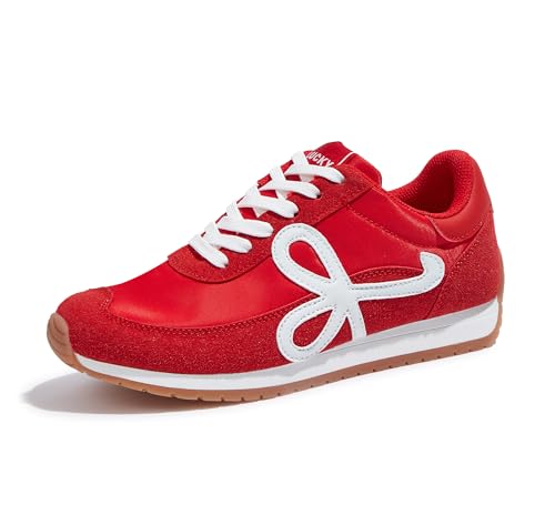 LUCKY STEP Women's Fashion Sneakers Trendy Stylish Low Top Classic Retro Casual Ladies Comfortable...