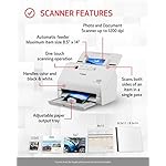 Canon imageFORMULA RS40 - Photo and Document Scanner, Auto Document Feeder, Windows and Mac, Scans Old and New Photos in Varying Sizes, USB Interface - Image 3