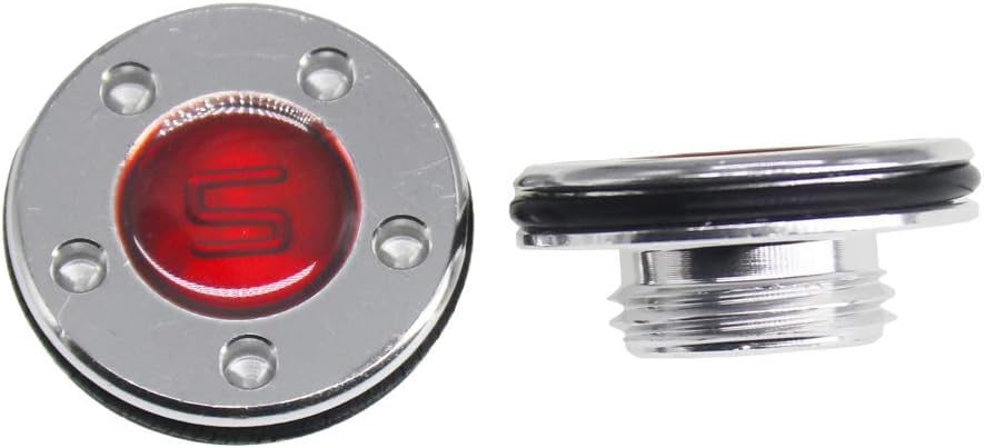 QHALEN 2pcs Golf Putter Weights (5g) Red Putter Weight for Scotty Cameron Fastback & Squareback