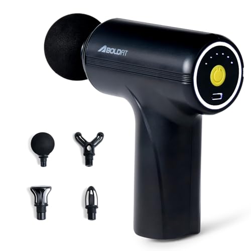 Boldfit BoldGun CompactX Mini Full Body Massage Gun for Pain Reli...