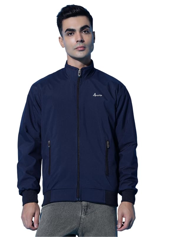 Men's Plain Jacket Solid Pettern