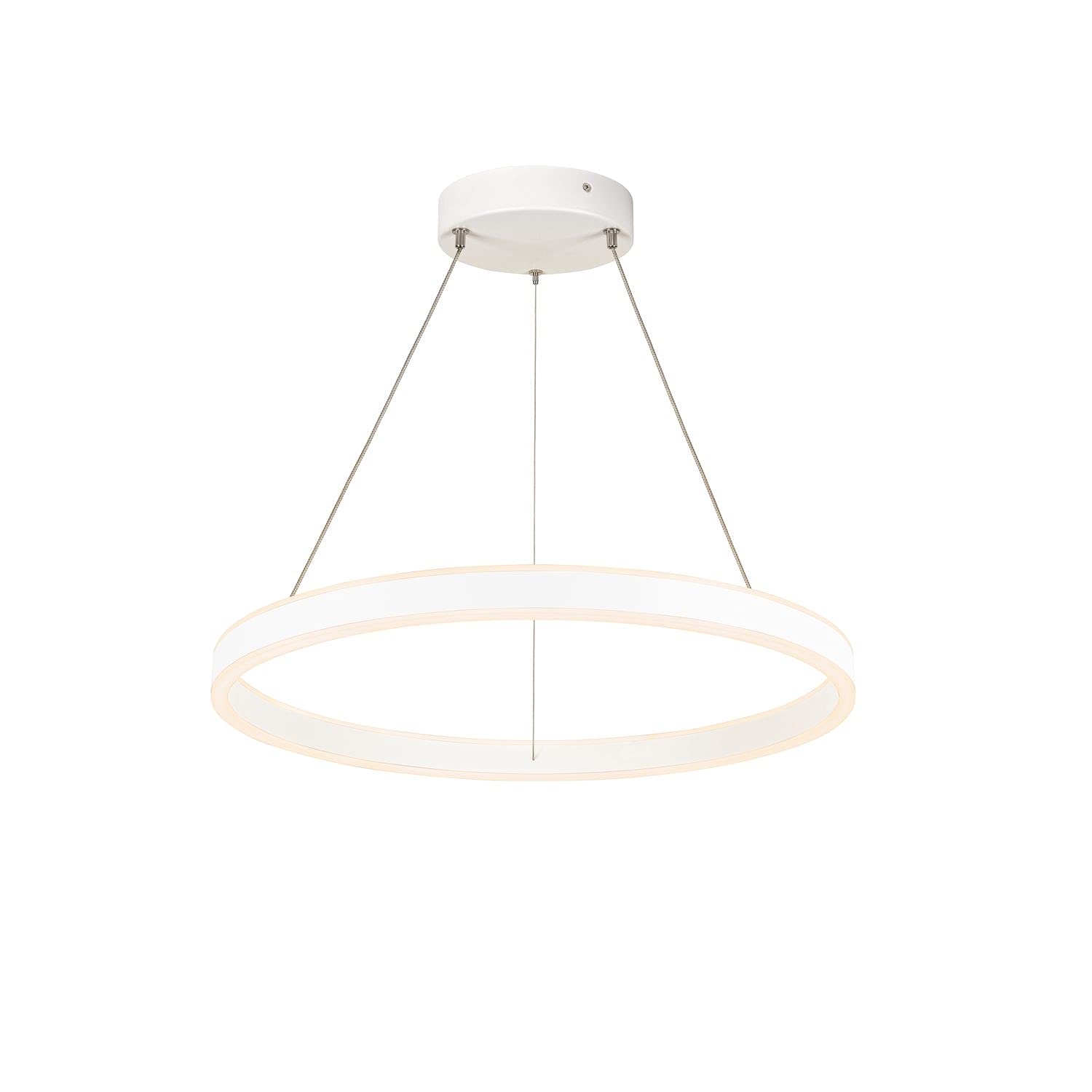 One 60 Pd Phase Up/Down Indoor LED Pendant Light White CCT Switchable 2700/3000K SLV Lighting