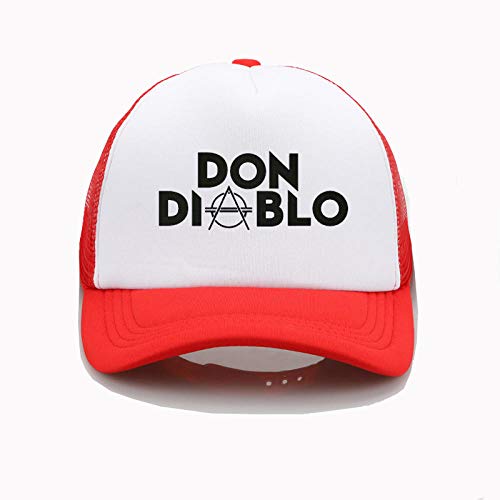 Preisvergleich Produktbild Axlgw Don Diablo Baseballkappe für Herren und Damen, Sonnenmütze, Graffiti-Baseballkappe, hochwertig, mehrfarbig, Sommerhut