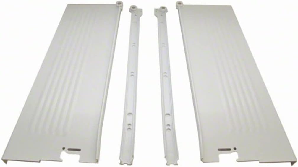 Blum 320M5500C15 METABOX 22" Long x 33/8" High Drawer Slide Set, White