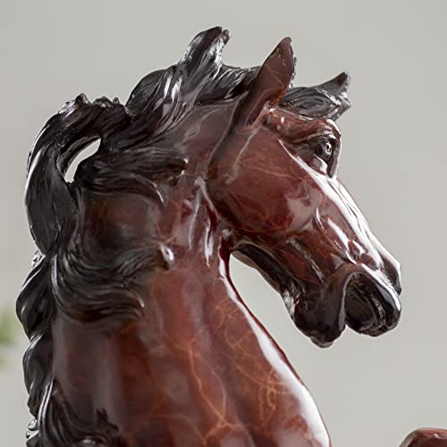 Youfine Big Size Hoof Horse Statue,Real Bronze Casting, 28.3 Inches Animal Statue For Home Garden Decor #TOP3