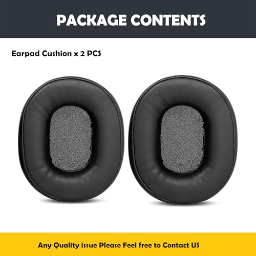 Repuestos Almohadillas HTINDUSTRY compatibles con audífonos Telex Echelon 25xt, Stratus 30xt, 50d Pilot, Cuero Proteico Suave y Espuma de Memoria miniatura 6