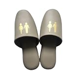 [ZAHADA] ビニールスリッパ 1足入り レザー調 業務用スリッパ 来客用 Lサイズ 25cm 抗菌 PVC 会社 男女兼用 4色 モデルルーム 集会所 公民館（ベージュ、1足）