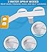 Via Express Bidet Attachment, Retractable and Self-Cleaning Nozzles, All Tools Included (Plastic hose, Gold Acrylic Panel)