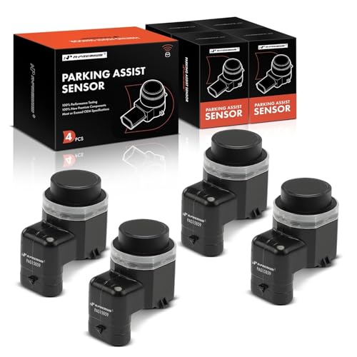 A-Premium 4-PC Reverse Backup Parking Assist Sensor Compatible with Select Land Rover Models - Range Rover 2010-2015, Range Rover Evoque 2012-2015, Range Rover Sport 2014-2015, LR4 2010-2015