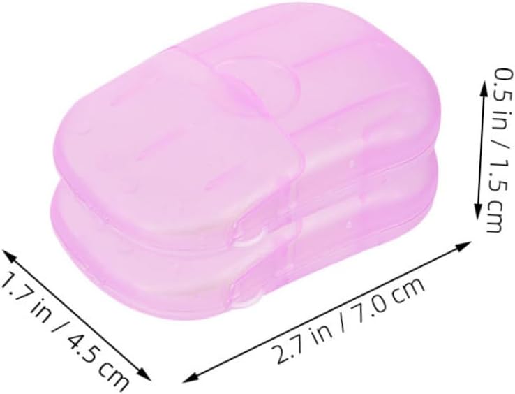 TOYANDONA Portable Soap Lightweight Travel Hand Wash Slices for Outdoor Activities Safe Skin Slices for Camping