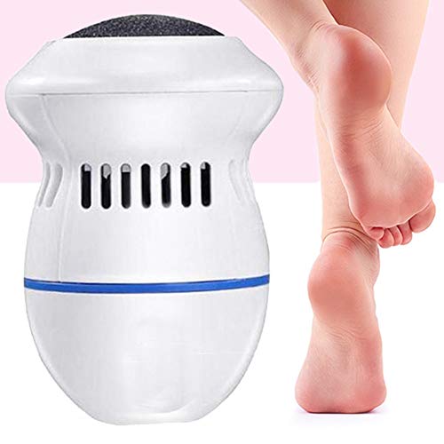 Preisvergleich Produktbild Elektrische Fußfeile Fußpflegewerkzeuge Eingebauter Staubsauger USB-Aufladung Ausgestattet Mit Reinigungsbürste Unisex Für Absätze, Fußsohlen, Zehe, Trockene Hände, Tote Haut Lsxiao (Color : White)