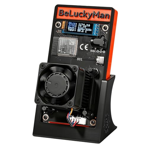 Bitaxe Gamma 601 Bitcoins Miner 1.2TH/S �I�[�v���\�[�X�V�X�e�� BM1370 Asic Chip Lucky Miner 15W/TH BTC�}�V�� �\���}�C�i�[ WiFi 2.4G�ڑ� �Í��ʉ݃}�C�i�[ �ƒ�p (
