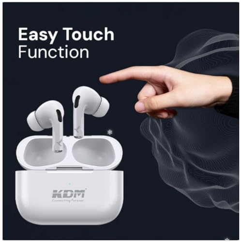 Image of KDM - A1 HOPPODS TWS, Wireless Earbuds, V5.4 BT, ENC Function, Upto 36 Hours, Black