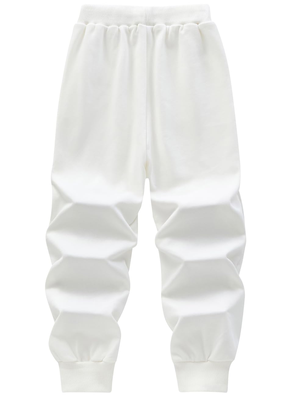 Pantalones de chándal de algodón con cordón de Color sólido para niños y niñas