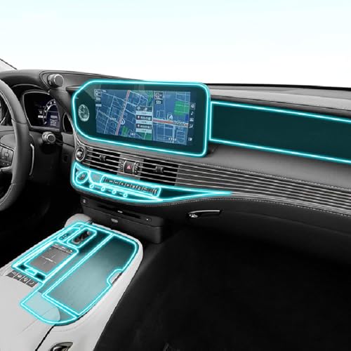 Film protection TPU transparent console centrale voiture Lexus LS 500 2021 2022 2023