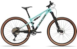 Kcolic Bicicleta MTB de Fibra de Carbono 29" con E...: 🚲 La bicicleta es una auténtica heroína del día a día y es adecuada para el uso diario, para ir al trabajo pero también para realizar excursiones por la montaña. 🚲 Diseño moderno: el modelo no pasa desapercibido, lo que además deja una impresión dura...