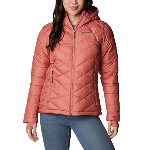Image of Columbia Women's Omni-Heat Reflective Heavenly Hooded Hiking & Trekking Down Standard Length Jacket