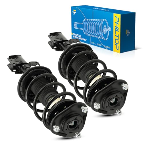 Image of PHILTOP Front Struts Assembly for 2005-2010 tC, 172390 /172391 Complete Struts and Shocks Absorber Assembly,Quick Suspension Loaded Struts with Coil Spring