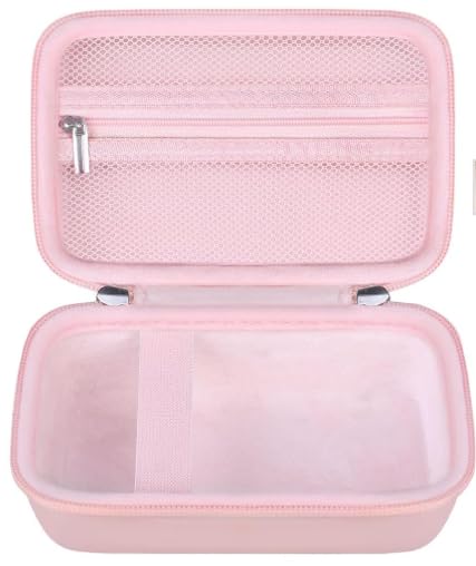 Image of Elonbo Carrying Case for Kodak Mini 2 Retro 2x3 inch P210R 4PASS Portable Photo Printer /Kodak Mini Shot 2 Retro C210R 4PASS 2-in-1 Instant Digital Camera, Mesh Bag fits Film Cartridge Photo Paper, Pink