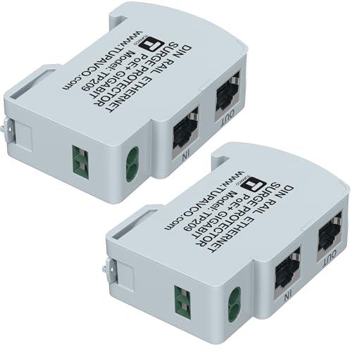 Parasurtenseur DIN Ethernet Gigabit TP209x2 pour la protection de vos réseaux PoE++