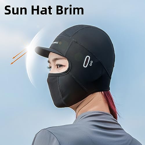 ROCKBROS Máscara facial balaclava, polaina de pescoço refrescante de verão, protetor UV cachecol de