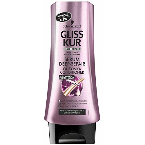 Gliss Kur Serum Deep-Repair Conditioner 200 Ml / 6.7 Fl Oz