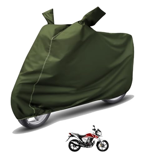 Image of Auto Hub Waterproof Bike Cover Compatible with Dazzler Dustproof, UV Protection Two Wheeler Bike Dazzler Cover - Green