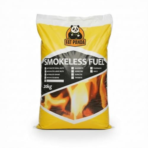 FAT PANDA Multi Purpose Smokeless Fuel 20Kg Black