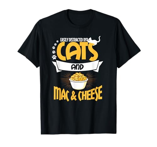 Mac & Cheese Shirt Funny Cat Lover Macaroni and Cheese