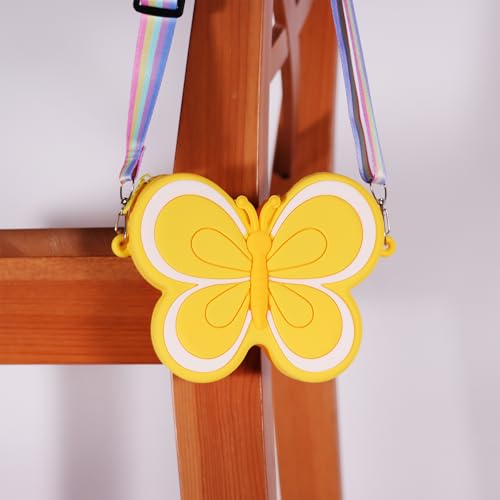 Ogi Mogi Toys Silikon Sarı Kelebek Omuz Çantası