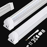 🔎【Einfache Installation & Erweiteres Design】Die Led Röhrenlampe komplett Version kann sehr schnell und leicht angebracht werden. Die Lampe ist erweiterbar, bis zu 10 unterbauleuchte dieses Typs miteinander verbinden und erhalten Sie eine durchgehende Beleuchtung.