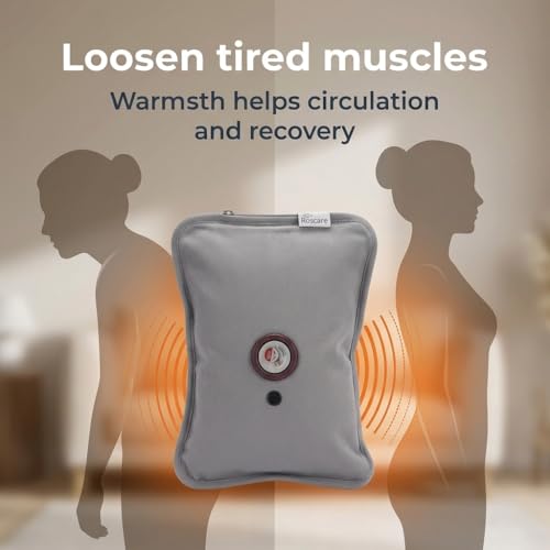 Image of Electric Hot Water Bag for Pain Relief - Large Automatic Rechargeable Heat Pad, No-Refill Design | Improves Blood Circulation & Relieves Muscle Fatigue | Hassle-Free & Easy to Use Heat Therapy