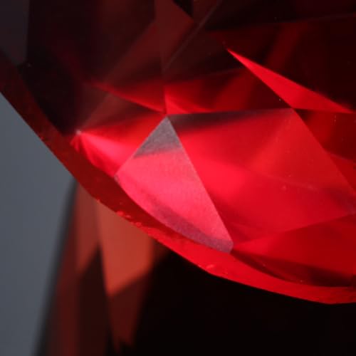 Gemas de cristal rojo para decoracion de bodas romanticas UPKOCH 6