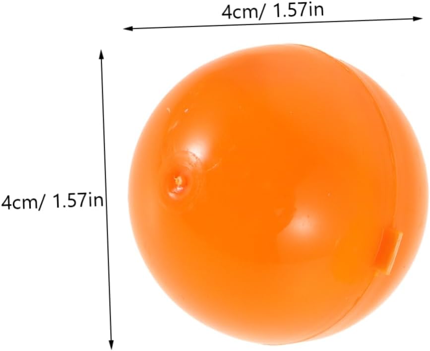 Ciieeo 25pcs Vibrant Fillable Raffle Balls Lightweight Portable for Party Games School Events Carnival Prizes