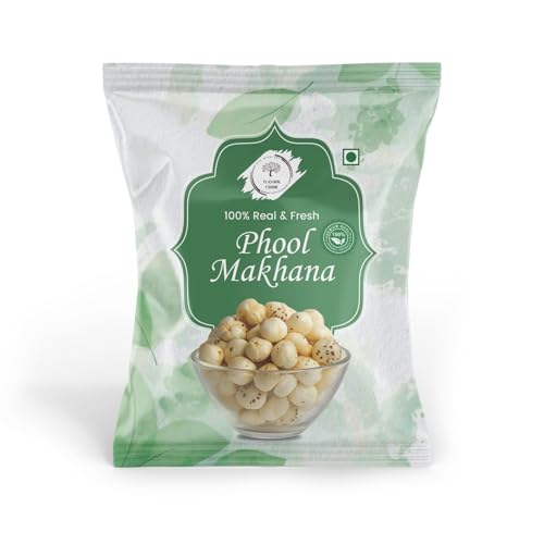 Image of Flavour Foodie Phool Makhana 200gm | Fox Nuts /Lotus Seeds | Phool Makhana | Natural & Crunchy Makhana Fit for Fasting | High Protein & Rich in Fiber