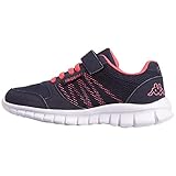 Low-top Kappa Unisex-Kinder Stay Kids Sneaker, Blau (Navy/Coral 6729), 32 EU