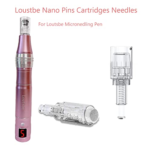 Loutsbe Replacement Cartridges Disposable Needles, Compatible With Loutsbe Pen,Individually And Sealed Bags In Loutsbe Original Box (Nanopins(10Pcs)) #TOP3