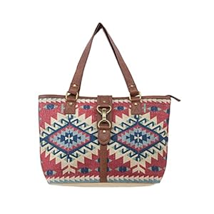 Mona B Women Canvas Tote/Shoulder/Hand Bag For Shopping, Travel and, Grocery (Metro, Medium)