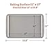 Farberware Nonstick Bakeware, Nonstick Cookie Sheet / Baking Sheet - 11 Inch x 17 Inch, Gray