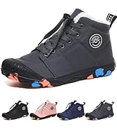 CSHE Barfussschuhe Kinder Winter Wasserdicht, Barfußschuhe Kinder Herbst, Kid Winter Pro Barfuss ...